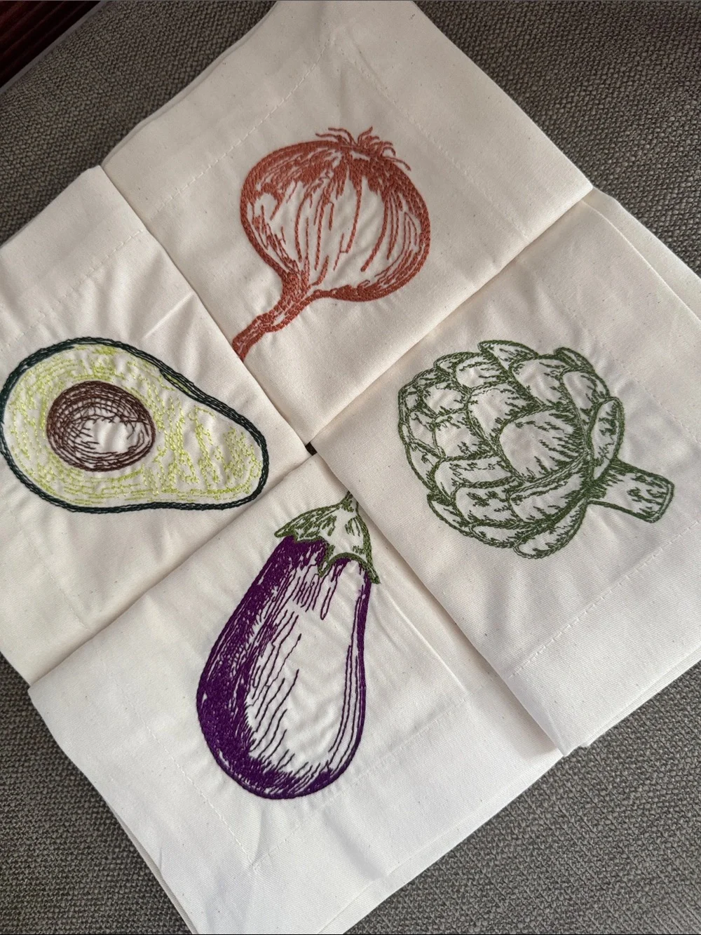 Trader Joe’s Embroidered 100% Cotton Napkins NWT